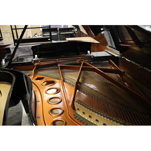30 - Bösendorfer (c1986)A 6ft 7in Model 200 grand piano in a bright ebonised case on square tapered legs;... 
