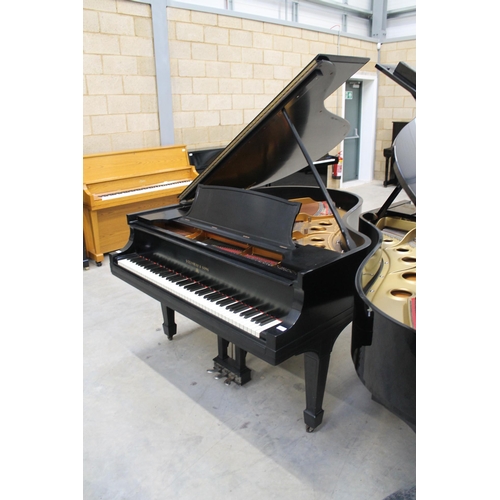 49 - Steinway (c1918)A 5ft 10in Model O grand piano in an ebonised case on square tapered legs.