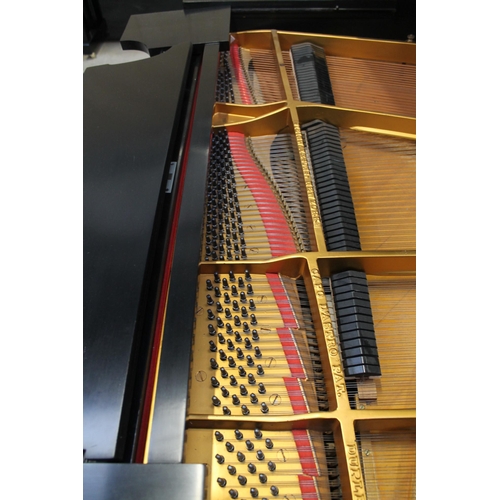 49 - Steinway (c1918)A 5ft 10in Model O grand piano in an ebonised case on square tapered legs.