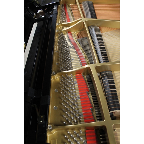 15 - Boston (c1992)A 5ft 2in Model 156 grand piano in a bright ebonised case on square tapered legs.... 