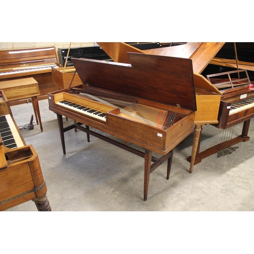 52 - Bates & Co Square Piano (c1793)A square piano in a mahogany case with boxwood and ebony stringin... 