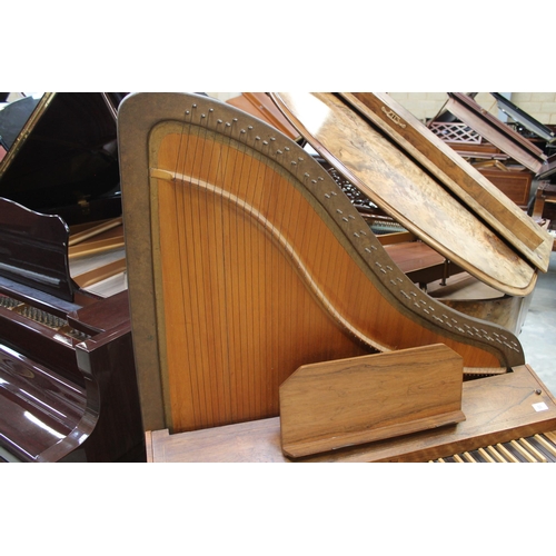 53 - John Paul Clavicytherium No 5642 (c1968)A modern clavicytherium in a walnut and banded case, having ... 