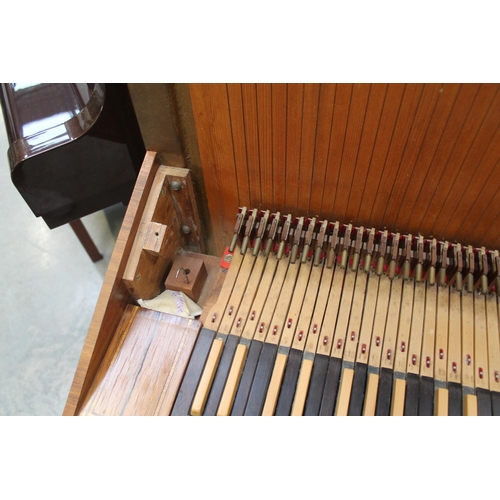 53 - John Paul Clavicytherium No 5642 (c1968)A modern clavicytherium in a walnut and banded case, having ... 