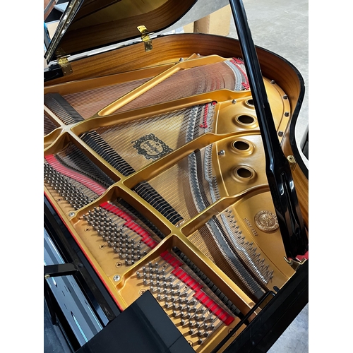 10 - Yamaha (c2002)A 5ft 3in Model C1 grand piano in a bright ebonised case on square tapered legs.