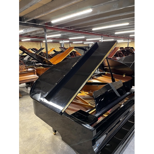 10 - Yamaha (c2002)A 5ft 3in Model C1 grand piano in a bright ebonised case on square tapered legs.