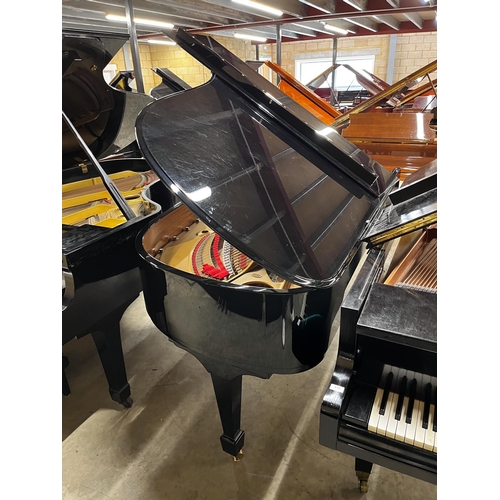 100 - Steinway (c2018)A 6ft 11in Model B grand piano in a bright ebonised case on square tapered legs; tog... 