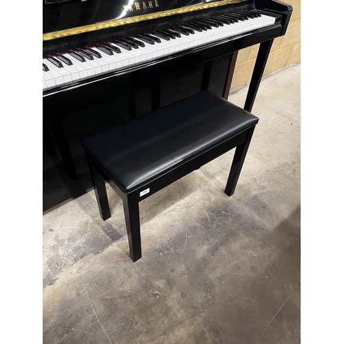 105 - Yamaha (c2000)A Model LX-113 T-PE upright piano in a bright ebonised case; together with a stool.... 