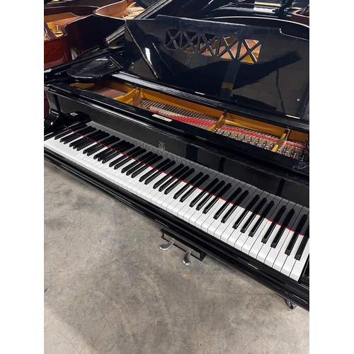 107 - Steinway (c1891)A 6ft 85-note 'old-style' Model A grand piano in a bright ebonised case on square ta... 