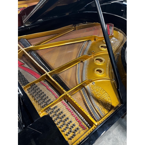107 - Steinway (c1891)A 6ft 85-note 'old-style' Model A grand piano in a bright ebonised case on square ta... 