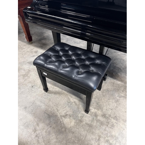 107 - Steinway (c1891)A 6ft 85-note 'old-style' Model A grand piano in a bright ebonised case on square ta... 