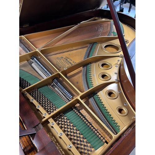 108 - Bechstein (c1910)A 6ft 7in Model B grand piano in a mahogany Sheraton style case, raised on dual squ... 