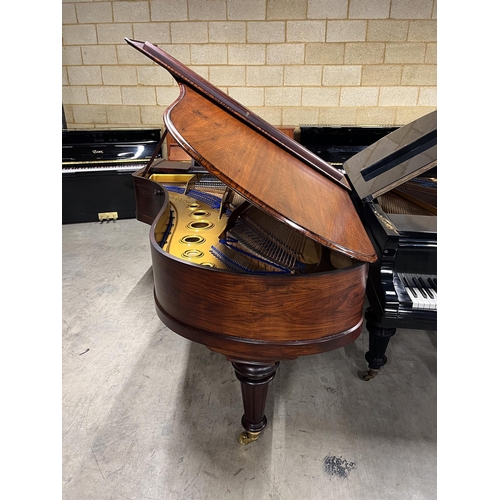 109 - Blüthner (c1910)A 7ft 3in grand piano in a rosewood case, fitted with a roller action, raised on tur... 