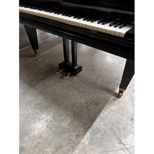 112 - Bösendorfer (c1919)A 6ft 7in Model 200 in an ebonised case on square tapered legs. This instrument w... 