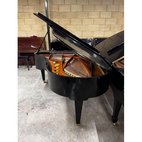 112 - Bösendorfer (c1919)A 6ft 7in Model 200 in an ebonised case on square tapered legs. This instrument w... 