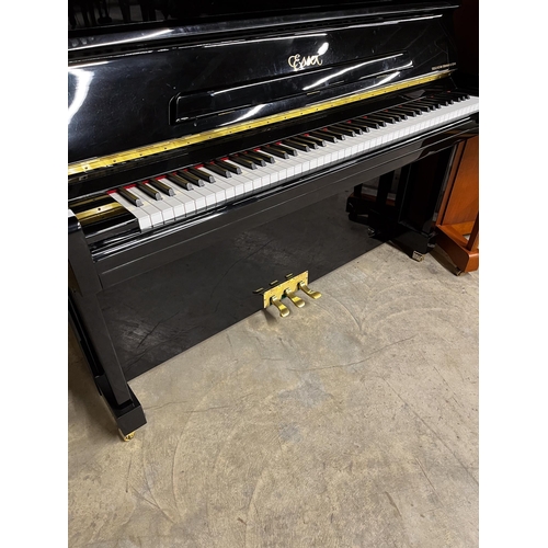 113 - *Essex (c2012)A Model 111 upright piano in a bright ebonised case. There is VAT on this Lot.