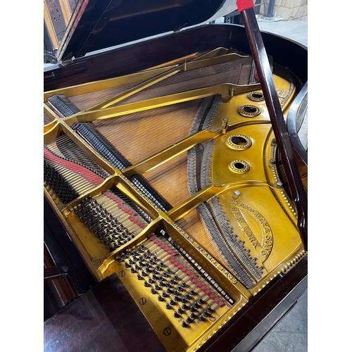 129 - Steinway (c1926)A 6ft 2in Model A grand piano in a mahogany case on square tapered legs; together wi... 