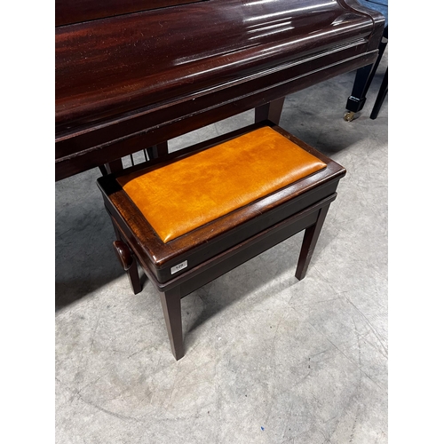 129 - Steinway (c1926)A 6ft 2in Model A grand piano in a mahogany case on square tapered legs; together wi... 