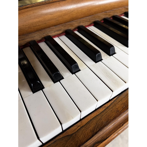 13 - Steinway (c1901)An upright piano in a rosewood case. IRN: JGTFUG2D