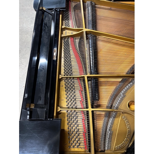 15 - Steinway (c1936)A 5ft 7in Model M grand piano in an ebonised case on square tapered legs; together w... 