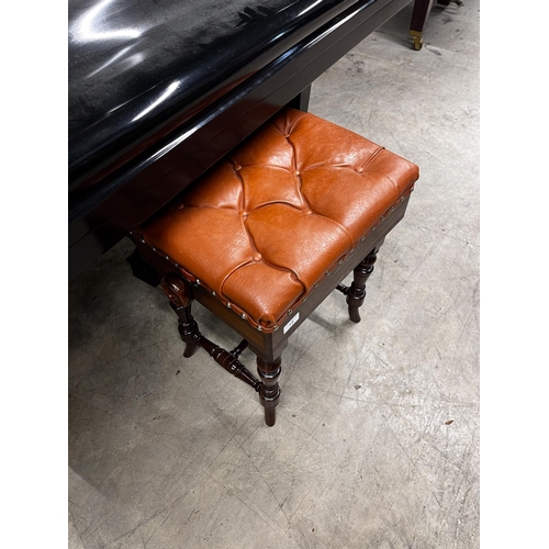 15 - Steinway (c1936)A 5ft 7in Model M grand piano in an ebonised case on square tapered legs; together w... 