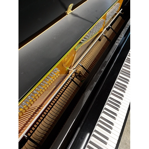 2 - Hoffmann (c2020)A Model T122 upright piano in a traditional bright ebonised case and fitted with a s... 