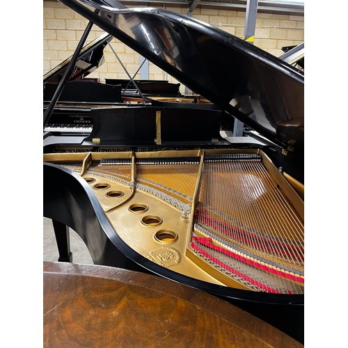 20 - Steinway (c1976)A 5ft 7in New York Model M grand piano in an ebonised case on square tapered legs.... 