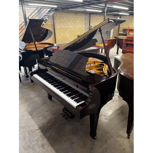 22 - Offenbach (c1993)A 4ft 6in Model PG1 grand piano in a bright mahogany case on square tapered legs; t... 