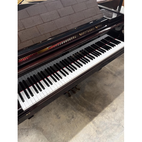 22 - Offenbach (c1993)A 4ft 6in Model PG1 grand piano in a bright mahogany case on square tapered legs; t... 