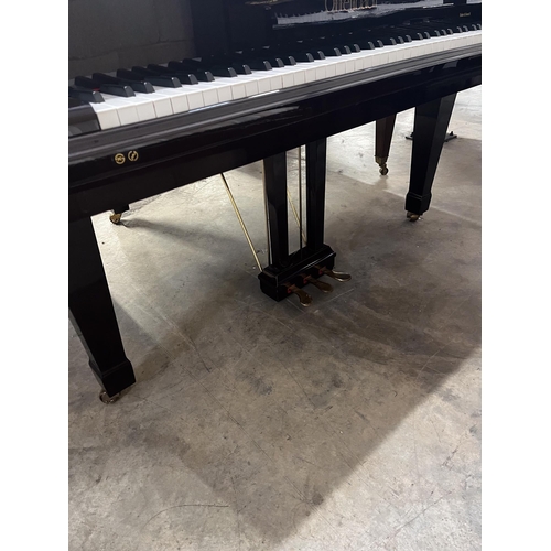 22 - Offenbach (c1993)A 4ft 6in Model PG1 grand piano in a bright mahogany case on square tapered legs; t... 