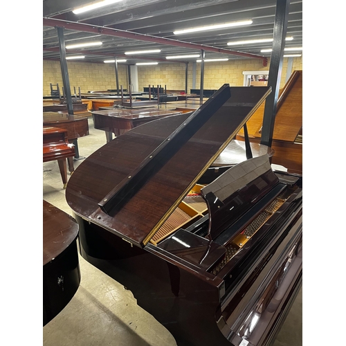 22 - Offenbach (c1993)A 4ft 6in Model PG1 grand piano in a bright mahogany case on square tapered legs; t... 