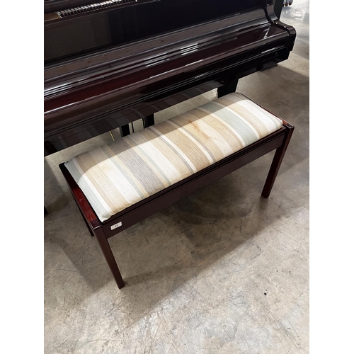 22 - Offenbach (c1993)A 4ft 6in Model PG1 grand piano in a bright mahogany case on square tapered legs; t... 