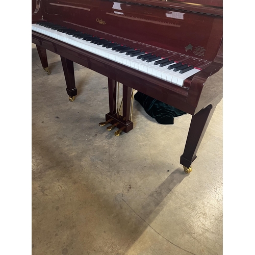 28 - Challen (c2004)A 4ft 7in grand piano in a bright mahogany case; together with a matching stool and g... 