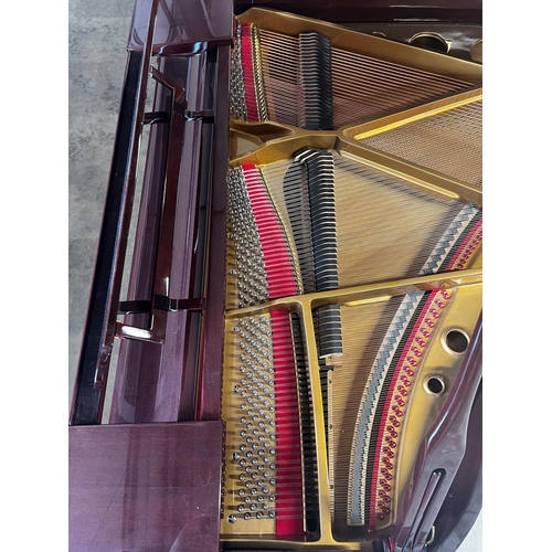 28 - Challen (c2004)A 4ft 7in grand piano in a bright mahogany case; together with a matching stool and g... 