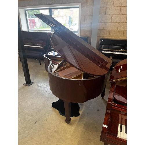 28 - Challen (c2004)A 4ft 7in grand piano in a bright mahogany case; together with a matching stool and g... 