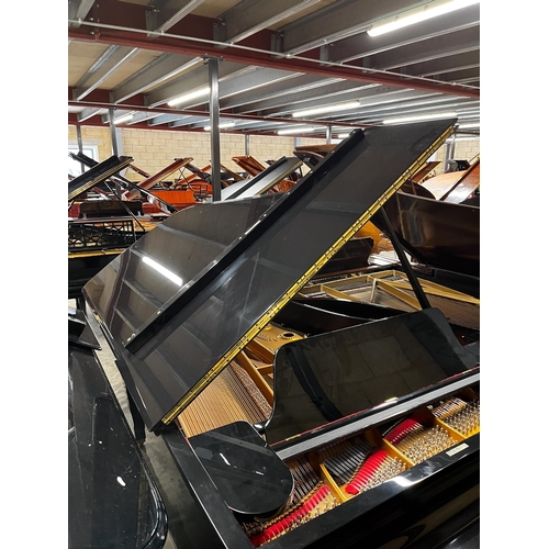 35 - Steinway (c1878)A 7ft 2in early Model C grand piano in a bright ebonised case on later square tapere... 
