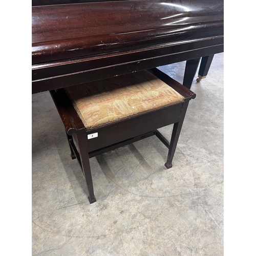 4 - Bechstein, London (c1930s)A 4ft 8in grand piano in a mahogany case on square tapered legs; together ... 