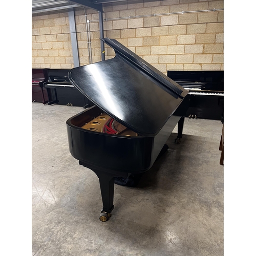 40 - Steinway (c1981)A 9ft Model D concert grand piano in a satin ebonised case on square tapered legs.... 