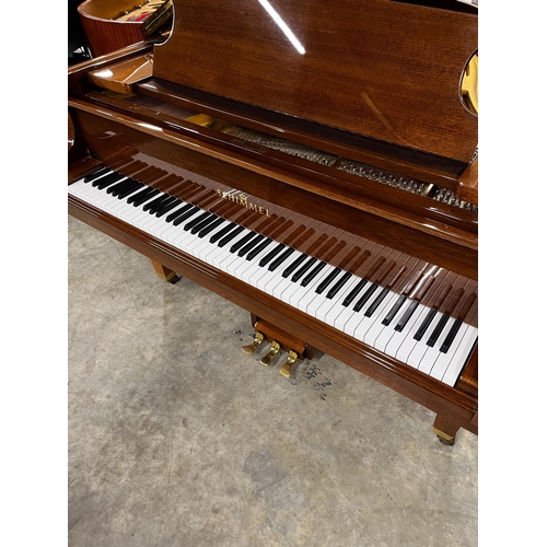 42 - Schimmel (c1988)A 5ft 8in Model 174T grand piano in bright walnut case on square tapered legs.