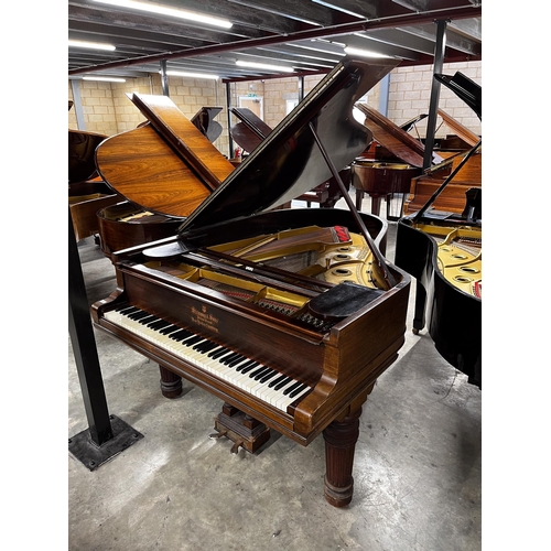 43 - Steinway (c1899)A 6ft 'Old Style' 85-note Model A grand piano in a rosewood case on turned and flute... 