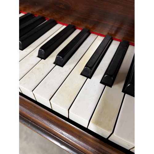 43 - Steinway (c1899)A 6ft 'Old Style' 85-note Model A grand piano in a rosewood case on turned and flute... 