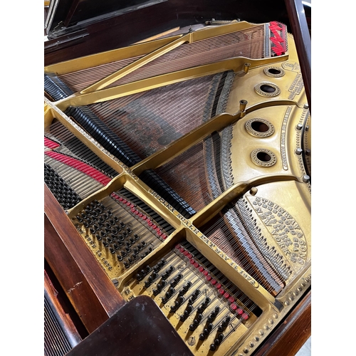 43 - Steinway (c1899)A 6ft 'Old Style' 85-note Model A grand piano in a rosewood case on turned and flute... 