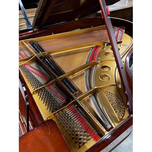 45 - Steinway (c1906)A 5ft 10in Model O grand piano in a bright figured mahogany case on square tapered l... 