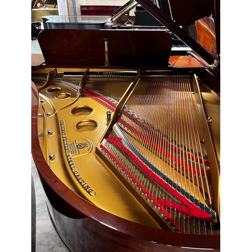 45 - Steinway (c1906)A 5ft 10in Model O grand piano in a bright figured mahogany case on square tapered l... 