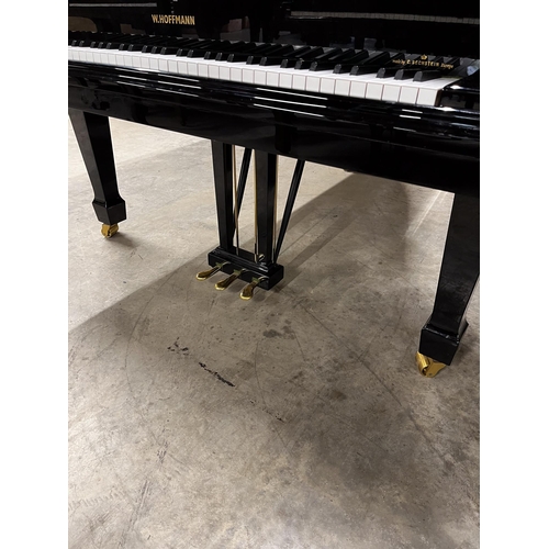 46 - Hoffmann (c2012)A 6ft 1in Model T186 grand piano in a bright ebonised case on square tapered legs.... 
