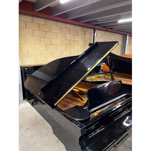 46 - Hoffmann (c2012)A 6ft 1in Model T186 grand piano in a bright ebonised case on square tapered legs.... 