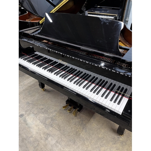 49 - *Essex (c2012)A 5ft Model 155 grand piano in a bright ebonised case on square tapered legs. There is... 
