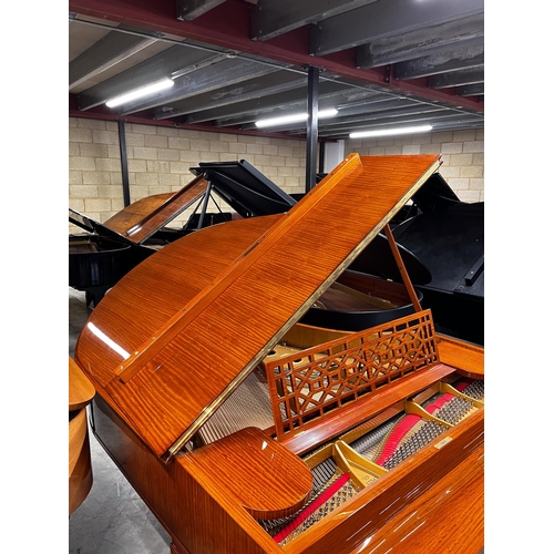 53 - Steinway (c1912)A 5ft 10in Model O grand piano in a satinwood case on square tapered legs. This inst... 