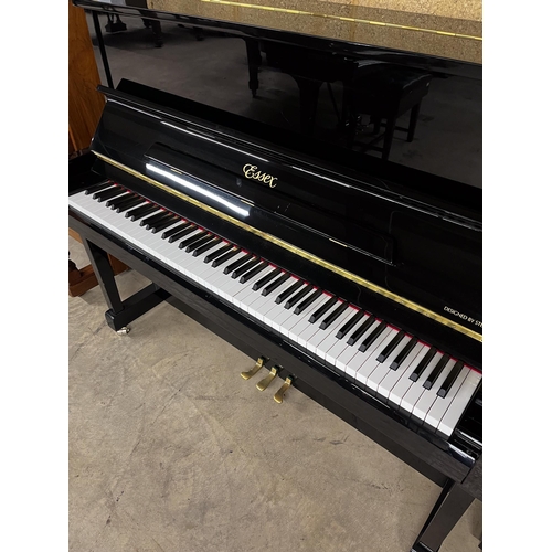 54 - *Essex (c2012)A Model 123 upright piano in a bright ebonised case. There is VAT on this Lot.