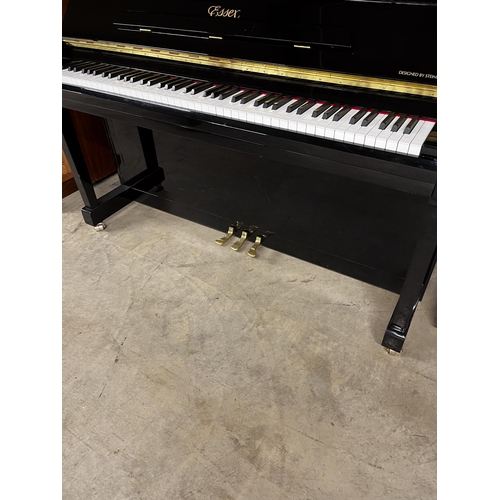 54 - *Essex (c2012)A Model 123 upright piano in a bright ebonised case. There is VAT on this Lot.
