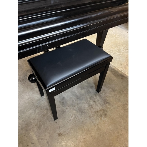 56 - Yamaha (c1957)A 5ft 7in Model G2 grand piano in a bright ebonised case on square tapered legs; toget... 